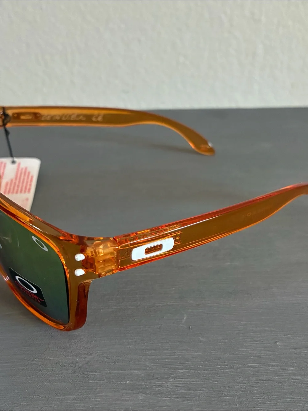 Vintage 90s Oakley Holbrook Sunglasses Made in USA 009102-02 55 18 UV Protection